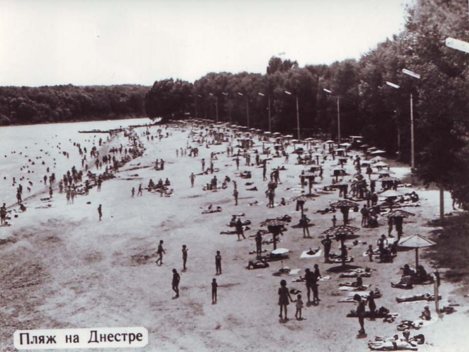 Пляж на Днестре